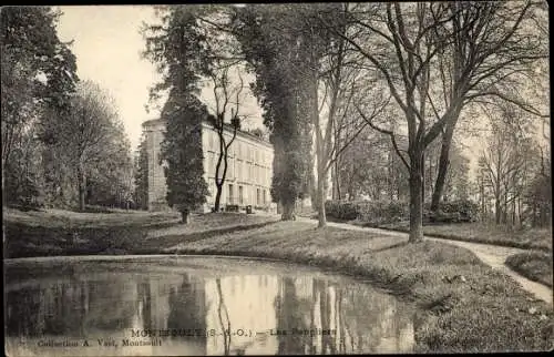 Ak Montsoult Val-d’Oise, Les Peupliers