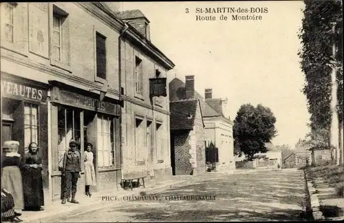 Ak St Martin des Bois Loir et Cher, Route de Montoire