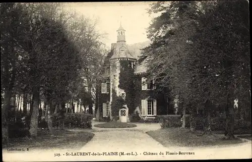 Ak Saint Laurent de la Plaine Maine-et-Loire, Chateau du Plessis-Beuvreau