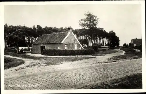 Ak Borger Odoorn Drenthe Niederlande, Haus, Straßenpartie