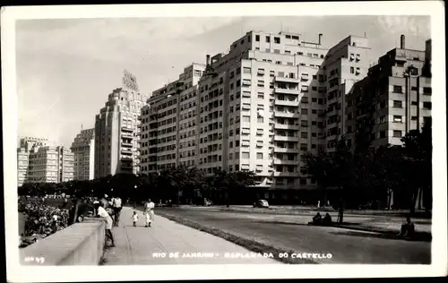 Foto Ak Rio de Janeiro Brasilien, Esplanada do Castello