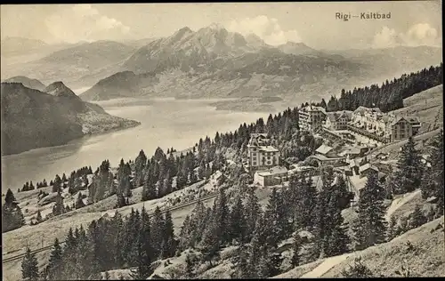 Ak Luzern Stadt Schweiz, Rigi, Kaltbad