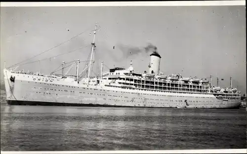 Ak Steamer Orion, Dampfschiff, P&O