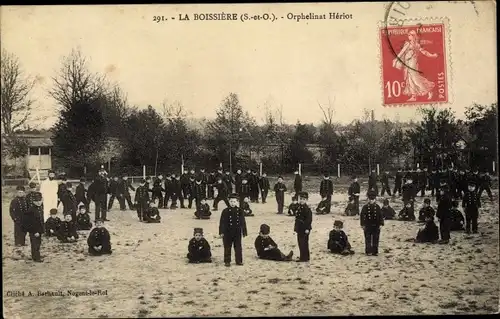 Ak La Boissiere Yvelines, Orphelinat Hériot, Waisenkinder