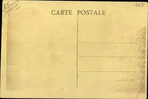 Ak La Queue les Yvelines, Auberge des Yvelines, Gartenpartie