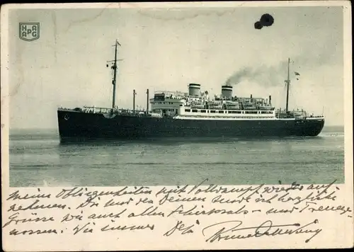 Ak HAPAG Dampfer, Unbekannt