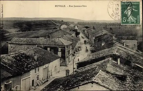 Ak Euville Meuse, Rue Jeanne d'Arc