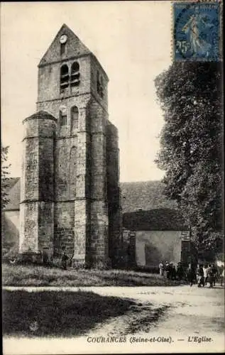 Ak Courances Essonne, L'Eglise