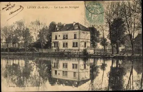 Ak Livry Seine Saint Denis, Le Lac de Sevigne