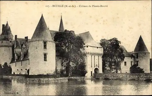 Ak Écuillé Maine et Loire, Chateau du Plessis Bourre