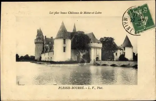 Ak Écuillé Maine et Loire, Chateau du Plessis Bourre