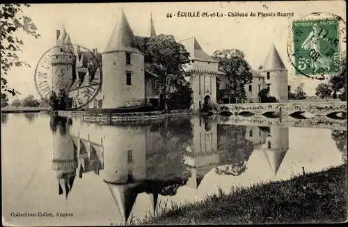 Ak Écuillé Maine et Loire, Chateau du Plessis Bourre