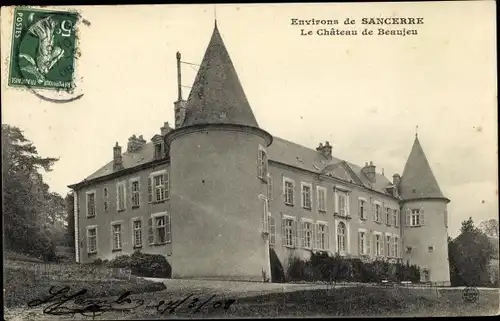 Ak Sancerre Cher, Chateau de Beaujeu