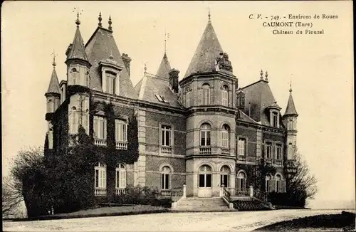 Ak Caumont Eure, Chateau du Plouzel