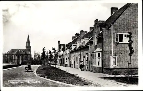 Ak Alblasserdam Südholland, Havenstraat