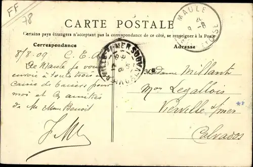 Ak Maule Yvelines, Sur le Pont