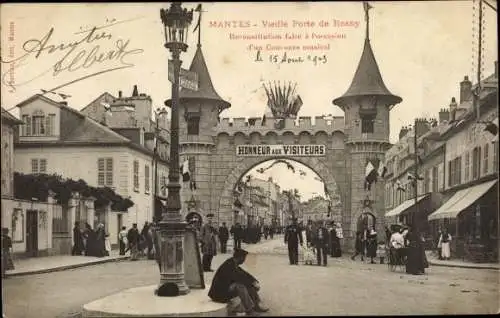 Ak Mantes Yvelines, Vieille Porte de Rosny