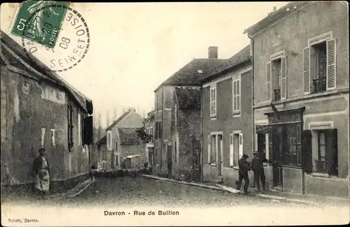 Ak Davron Yvelines, Rue de Bullion, Geschäft