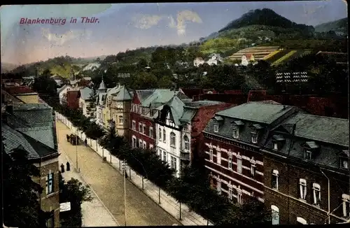 Ak Bad Blankenburg in Thüringen, Straßenpartie, Verlag Ottmar Zieher