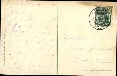 Ak Bad Blankenburg in Thüringen, Straßenpartie, Verlag Ottmar Zieher