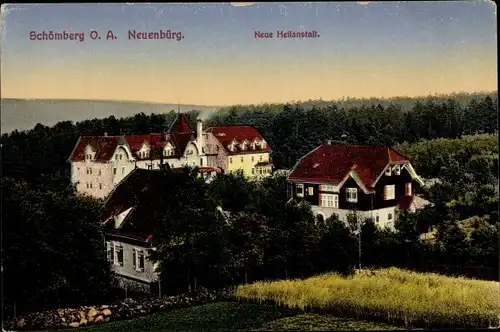 Ak Schömberg im Schwarzwald Württemberg, Neue Heilanstalt