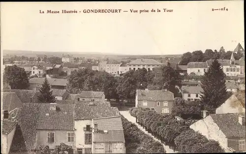 Ak Gondrecourt Meuse, Vue prise de la Tour