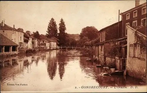 Ak Gondrecourt Meuse, L'Ornain