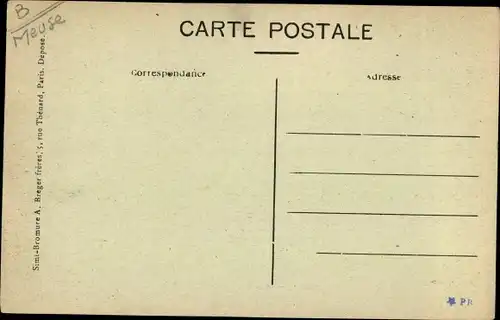 Ak Fains Meuse, Vue generale