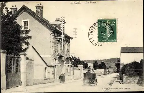 Ak Epone Yvelines, La Poste