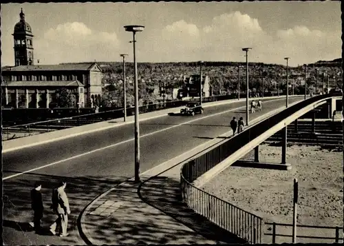 Ak Pforzheim im Schwarzwald, Nordstadtbrücke