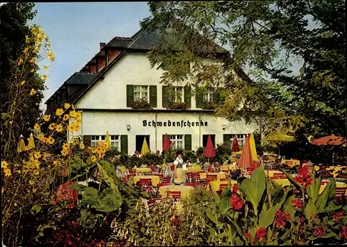 Ak Insel Mainau im Bodensee, Schwedenschenke