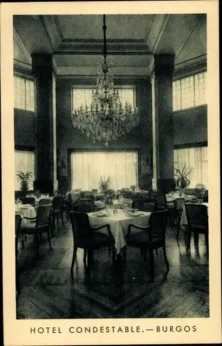 Ak Burgos Kastilien und León, Hotel Condestable