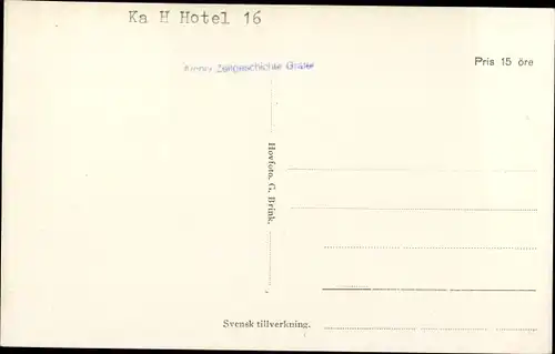 Ak Schweden, Hotell Hoppets annex., Hotel