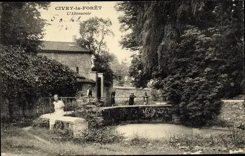 Ak Civry-la-Forêt Yveline, L'Abreuvoir