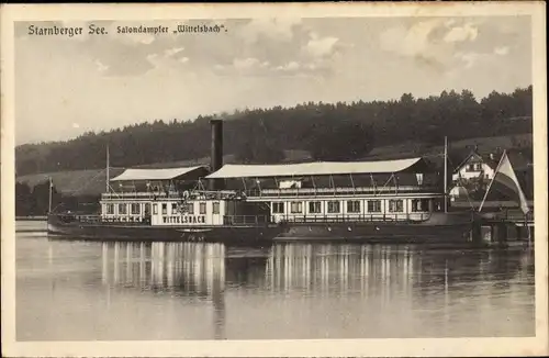 Ak Dampfer Wittelsbach, Salondampfer, Starnberger See