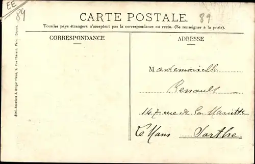 Ak Villeneuve sur Yonne, Fontaine Regnoul