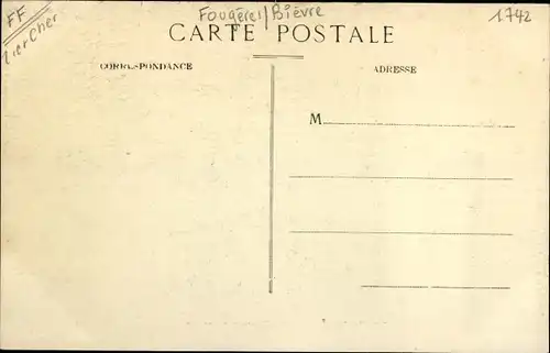 Ak Fougères sur Bièvre Loir et Cher, Etoile Fosséenne, Pyramide avec engins