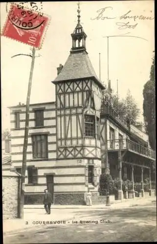 Ak Courbevoie Hauts de Seine, Le Rowing Club