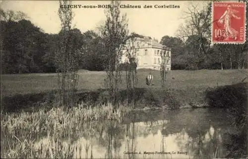 Ak Clichy sous Bois Seine Saint Denis, Chateau des Corbeilles