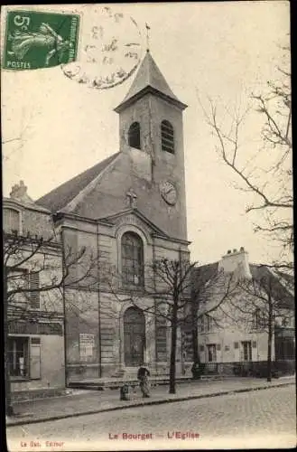 Ak Le Bourget Seine Saint Denis, L'Eglise