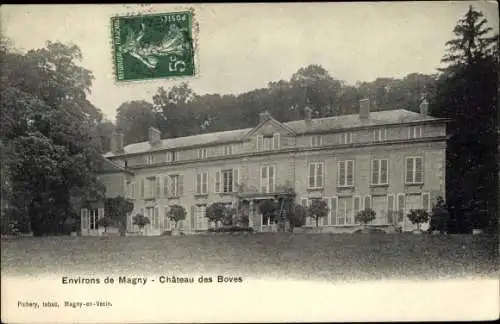 Ak Magny en Vexin Val-d’Oise, Chateau des Boves