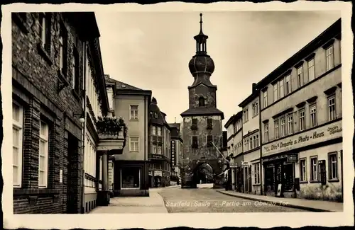 Ak Saalfeld an der Saale Thüringen, Oberes Tor