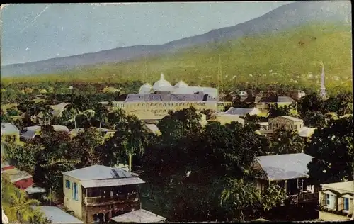 Ak Port au Prince Haiti, Panorama vom Ort