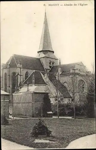 Ak Magny en Vexin Val-d’Oise, Abside de l'Eglise