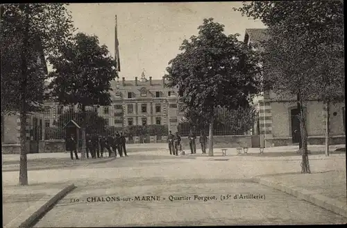 Ak Châlons-sur-Marne Châlons-en-Champagne Marne, Quartier Forgeot