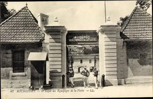 Ak Rochefort Rochefort-sur-Mer Charente-Maritime, 4. Ausrüstungslager der Flotte