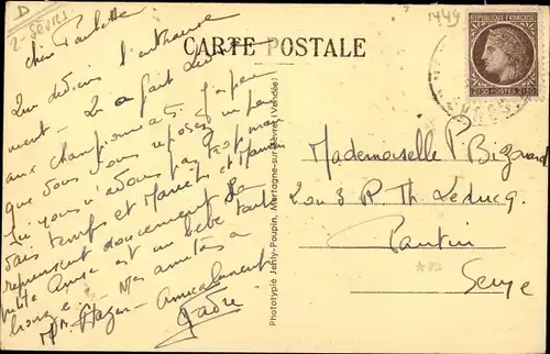 Ak Cerizay Deux Sevres, Les Ecoles