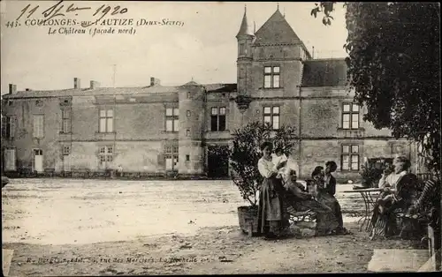 Ak Coulonges sur l'Autize Deux Sevres, Le Chateau