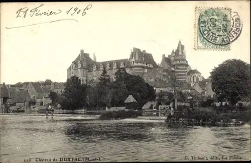 Ak Durtal Maine et Loire, Le Chateau