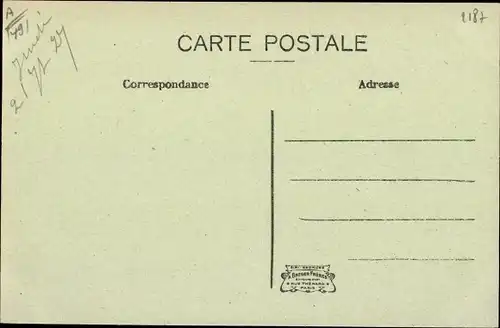 Ak Durtal Maine et Loire, Le Chateau et le Loir